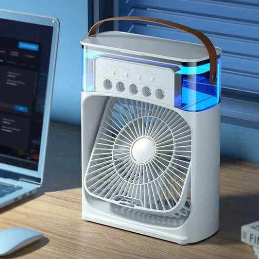 10 inch Portable Air Conditioner Fan Usb Electric Fan With Led Night Light