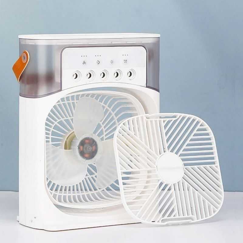 10 inch Portable Air Conditioner Fan Usb Electric Fan With Led Night Light