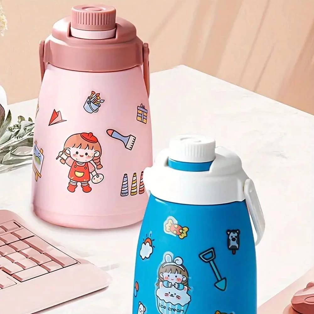 Astronaut Water Glass Bottle