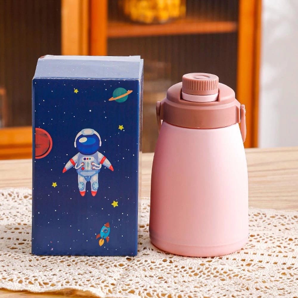 Astronaut Water Glass Bottle